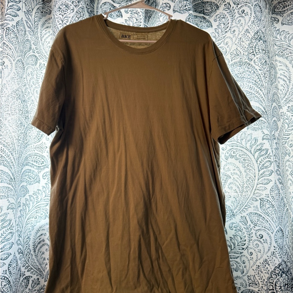 BKE Men's Classic Tan Short Sleeve Tee